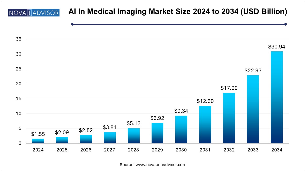 AI in Medical Imaging Market Size 2024 To 2034