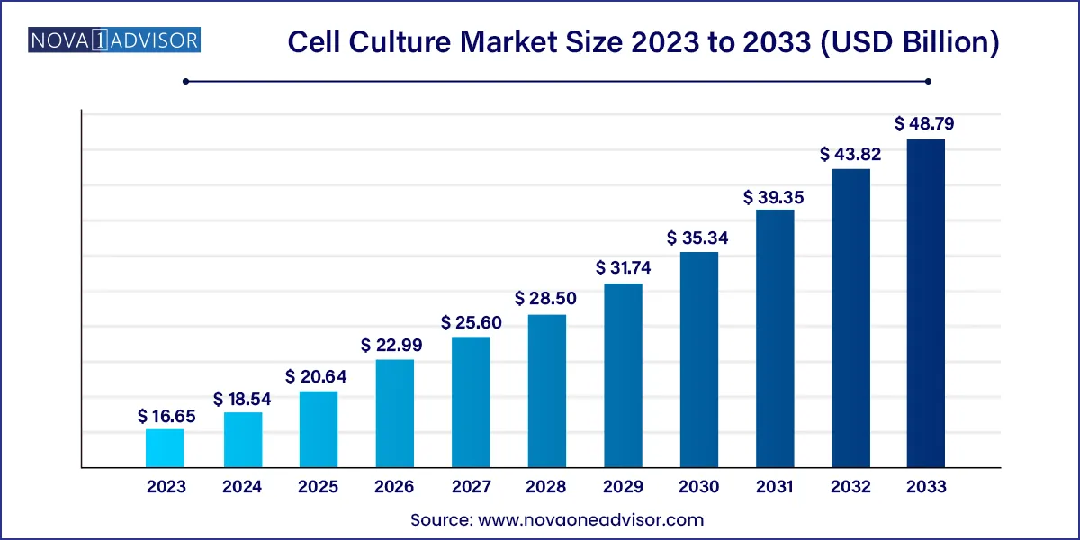 Cell Culture Market Size 2024 To 2033