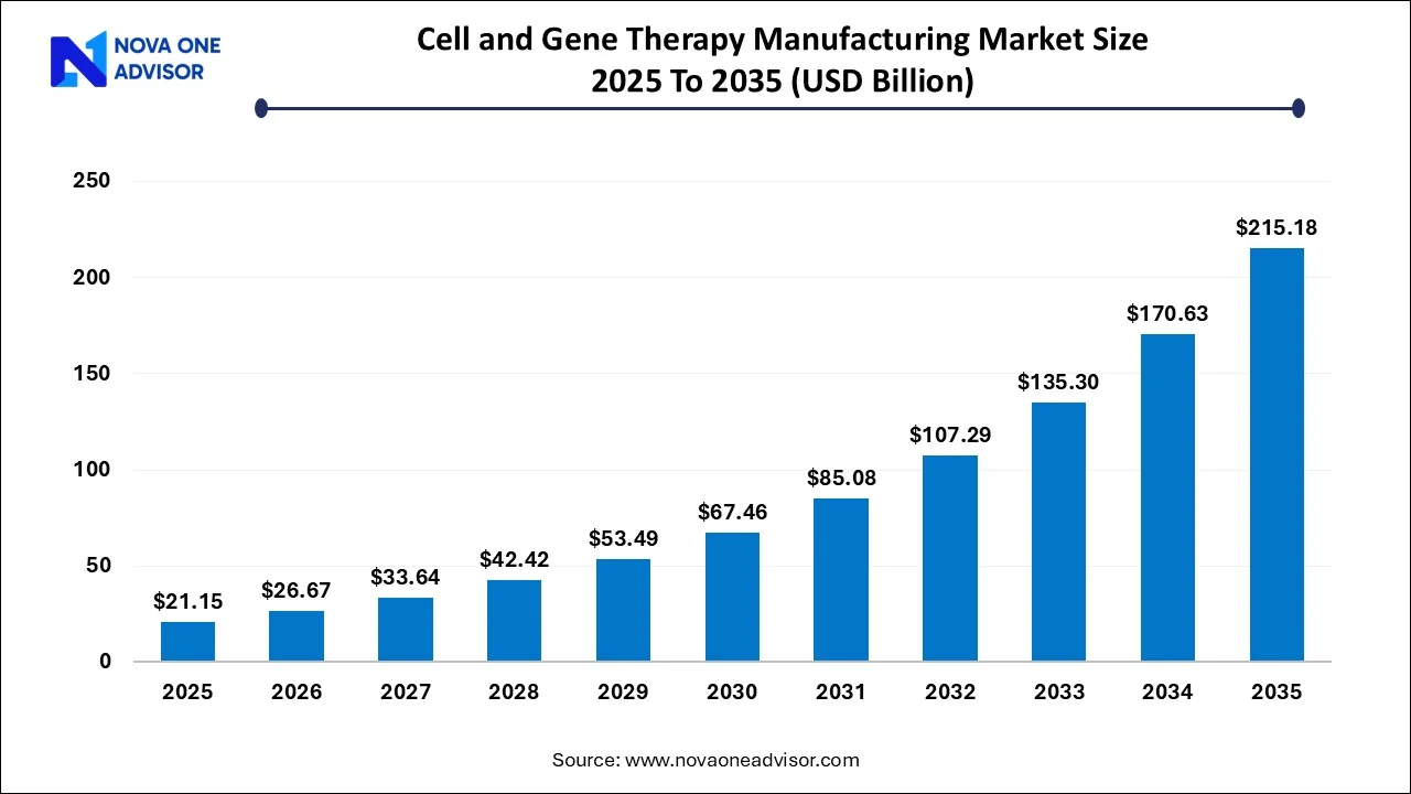 Cell And Gene Therapy Manufacturing Market Size 2025 To 2035 Cell And Gene Therapy Manufacturing Market Size 2025 To 2035